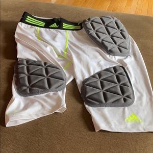 Never Worn Adidas Padded Compression Shorts  Sz XL